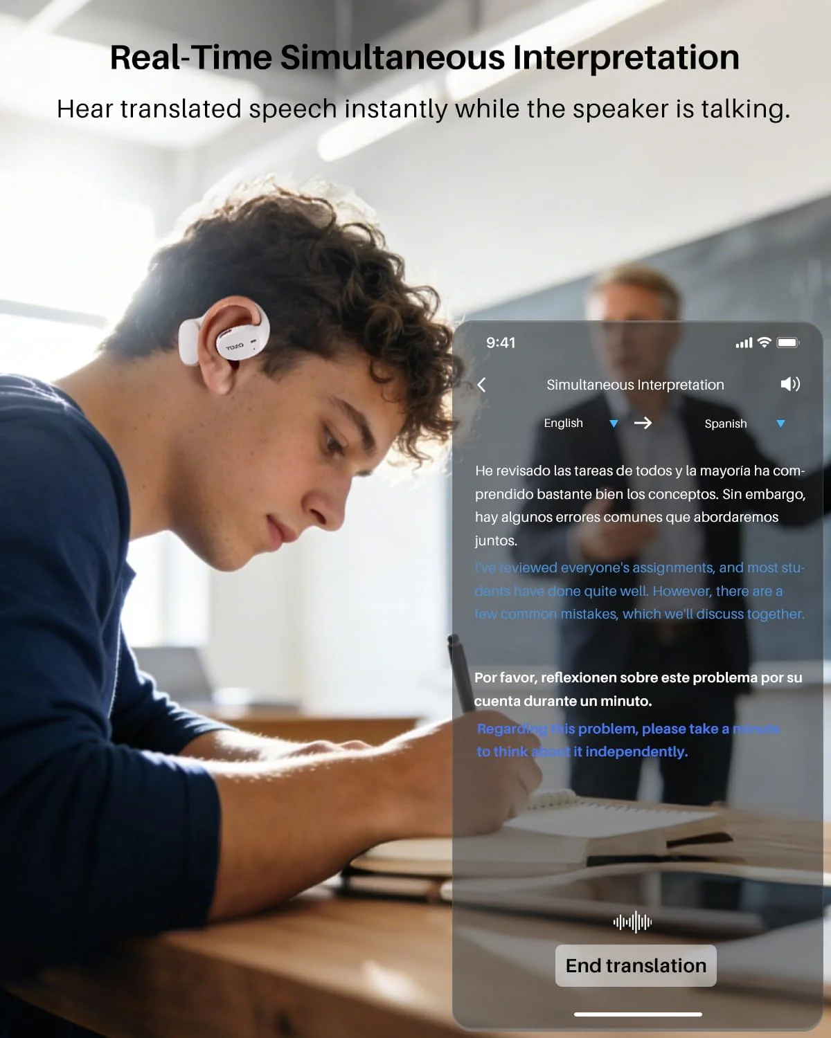 TOZO OpenEgo AI Translation Earbuds - Image 17
